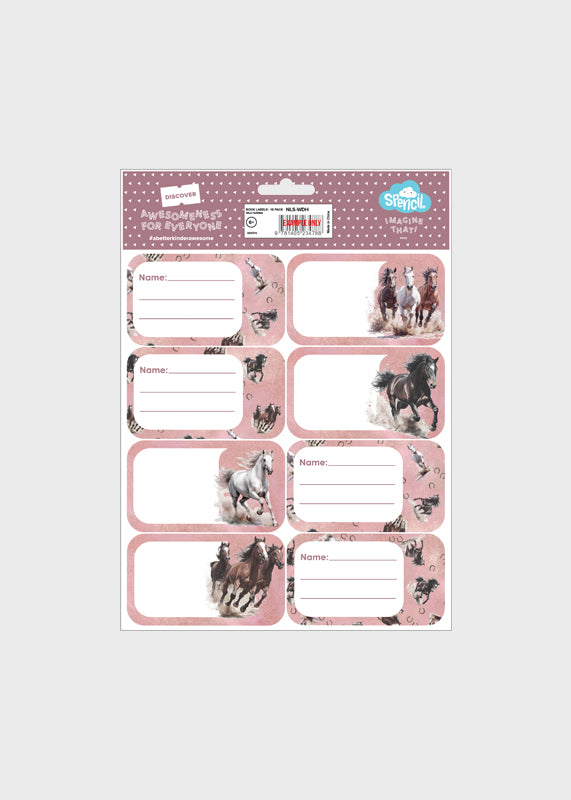 Book Labels - Wild Horses