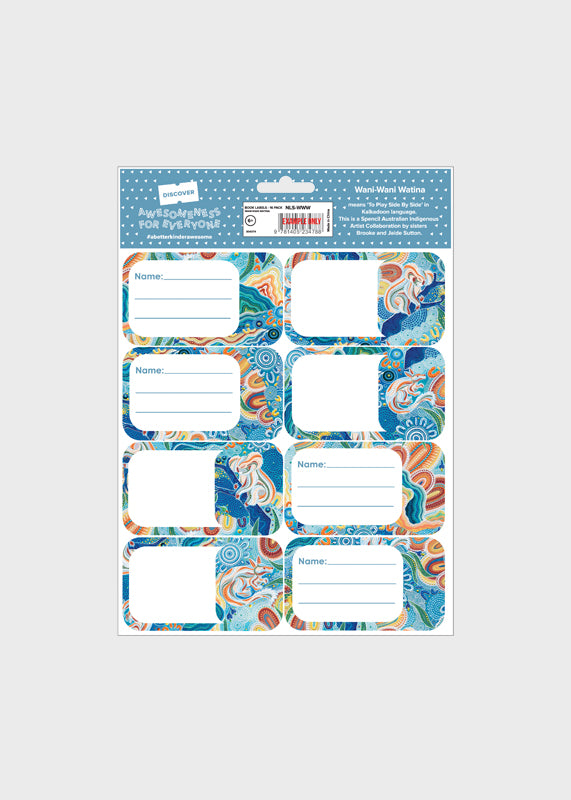 Book Labels - Wani-Wani Wantina