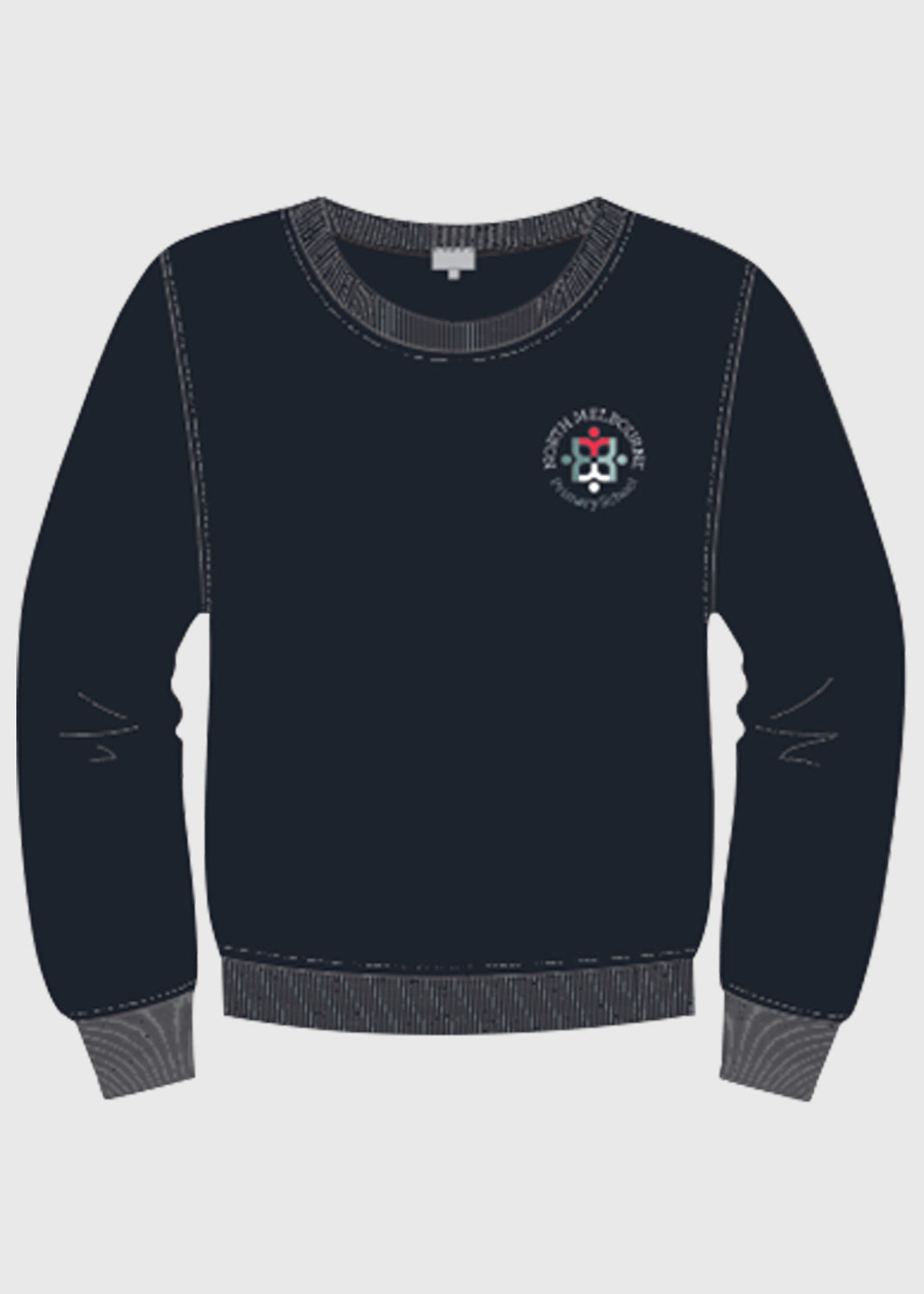 Pullover Sweatshirt Nvy Logo