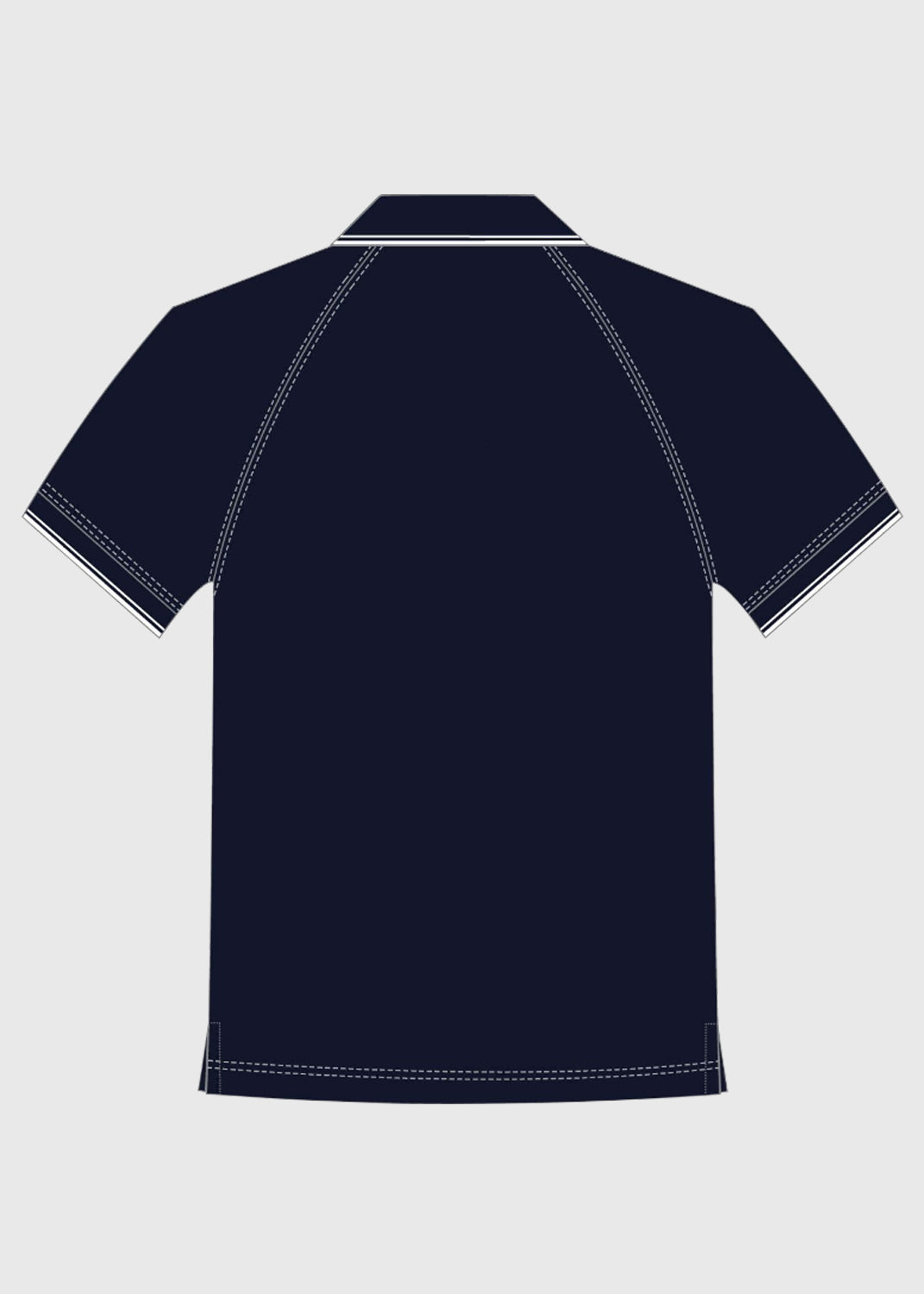 Polo L Nvy/White Logo