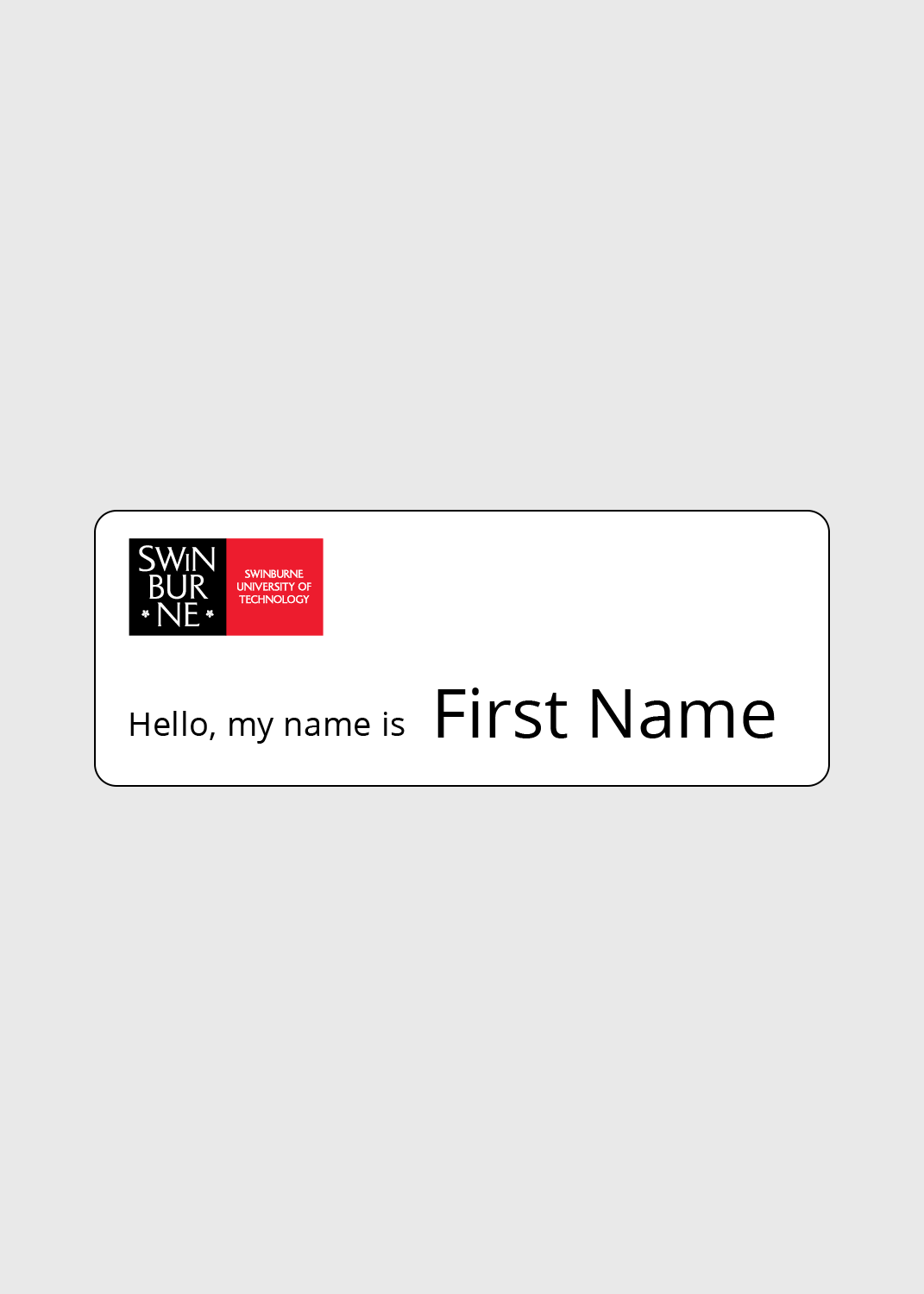 Nursing Student - SUOT Name Badge