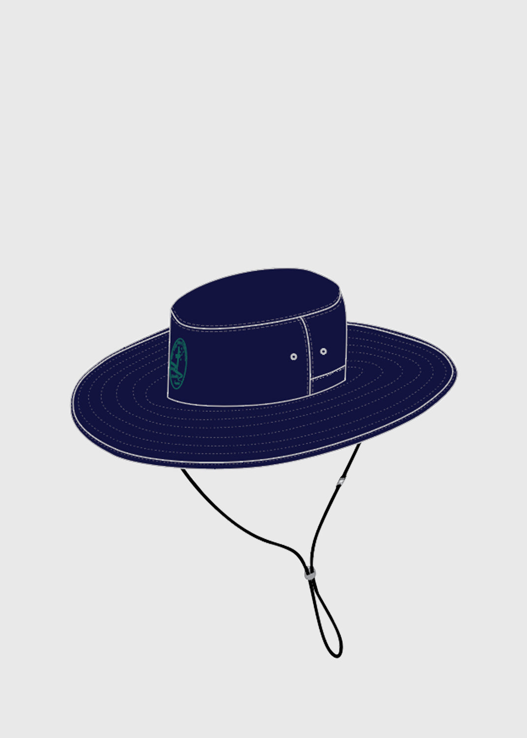 Hat Wide Brim Navy