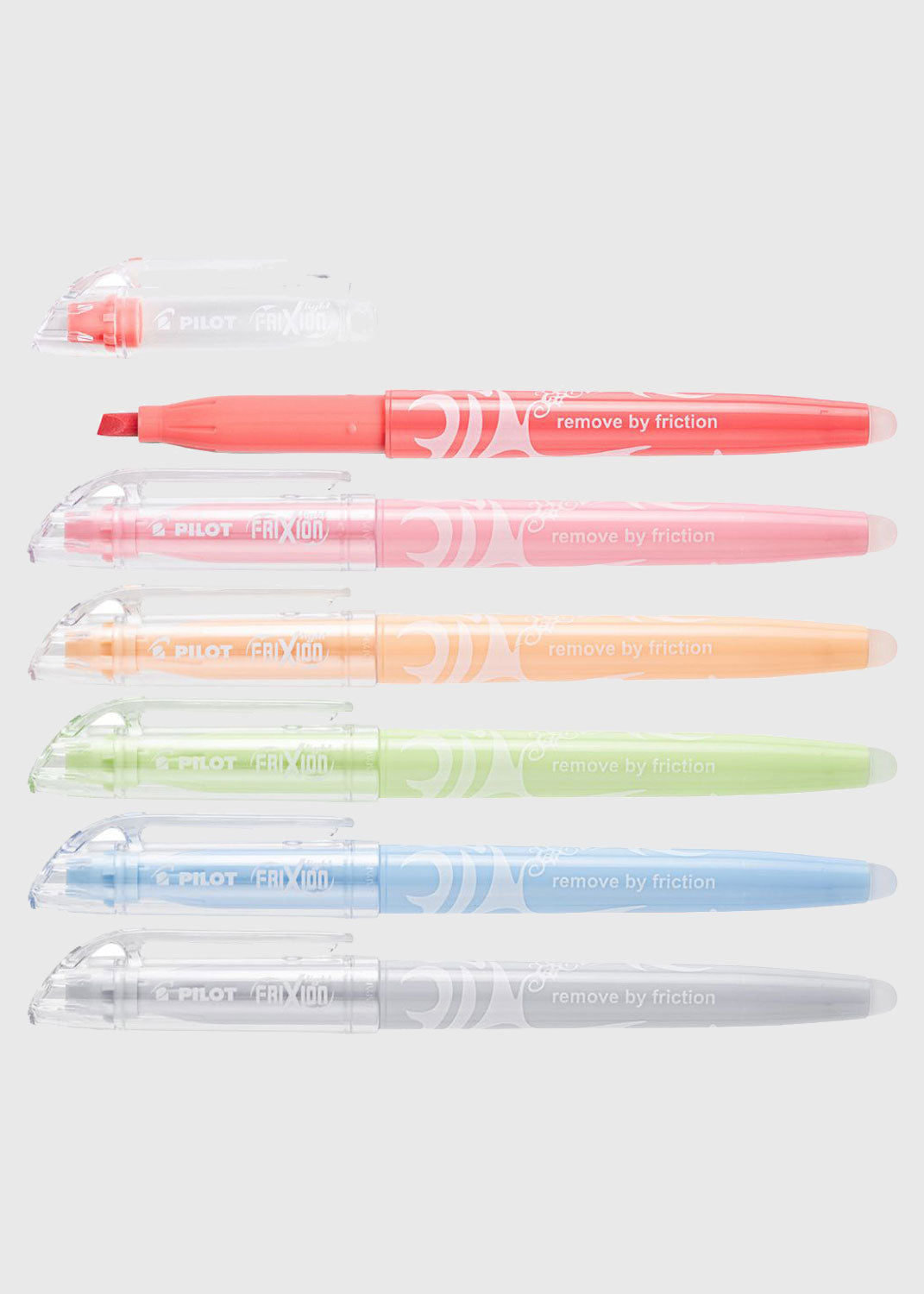 FriXion Light Natural Erasable Highlighter Wallet - 6 Pack