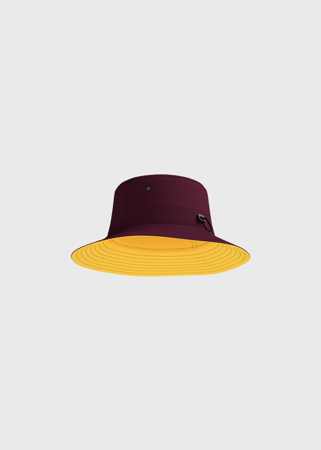 Reversible Bucket Hat - Maroon / Gold