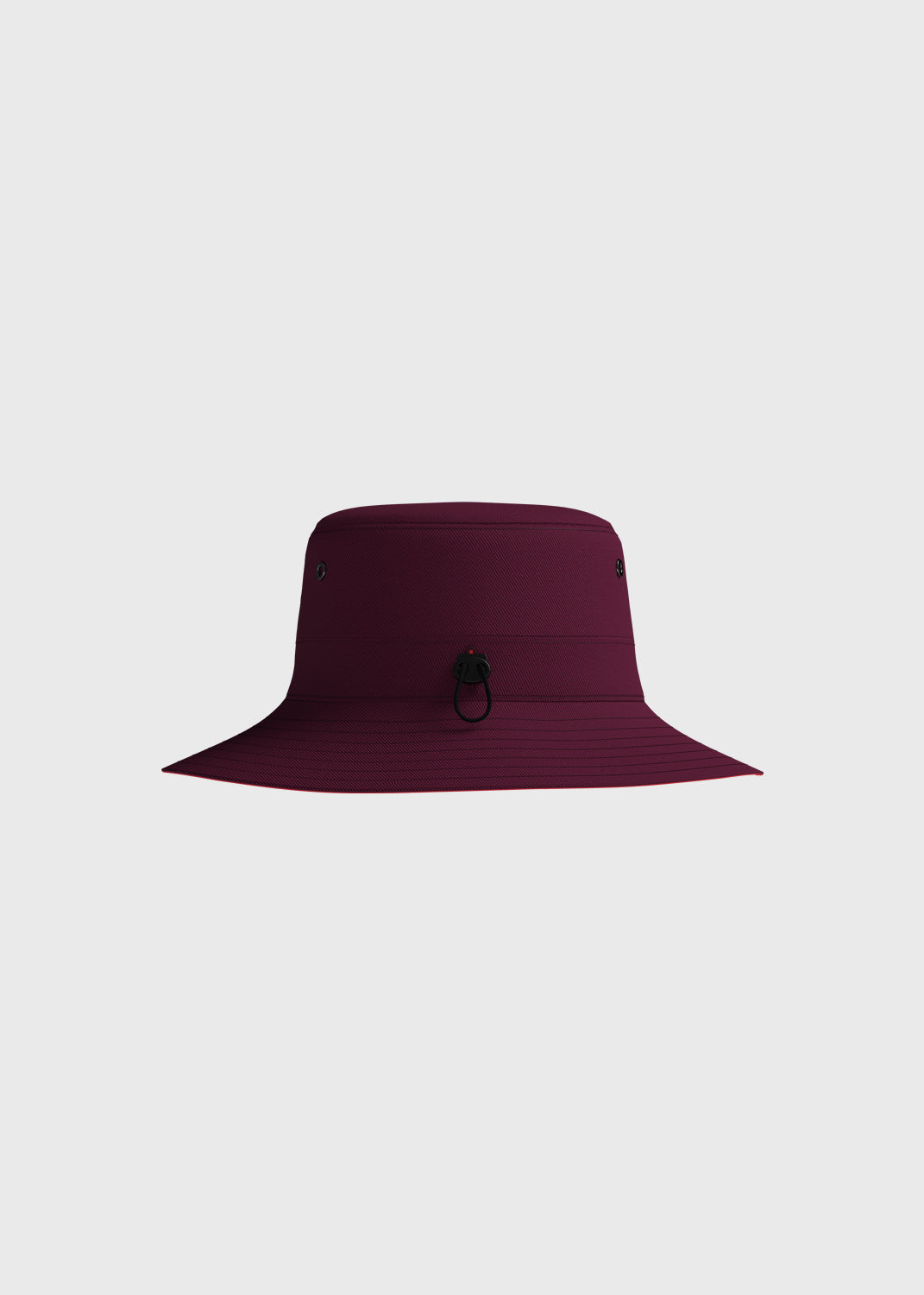Reversible Bucket Hat - Maroon/Cherry Red