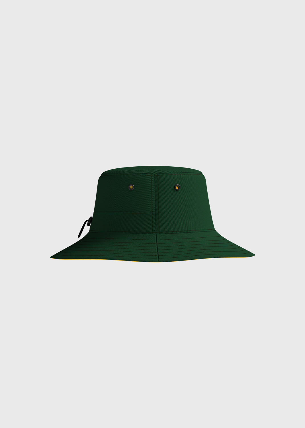 Reversible Bucket Hat - Pine Green/Gold