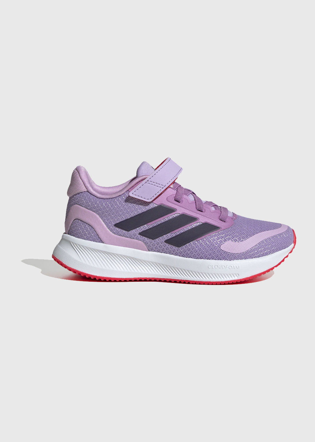 Runfalcon 5 Kids Velcro Running Shoes – Powder Plum/Aurora Plum