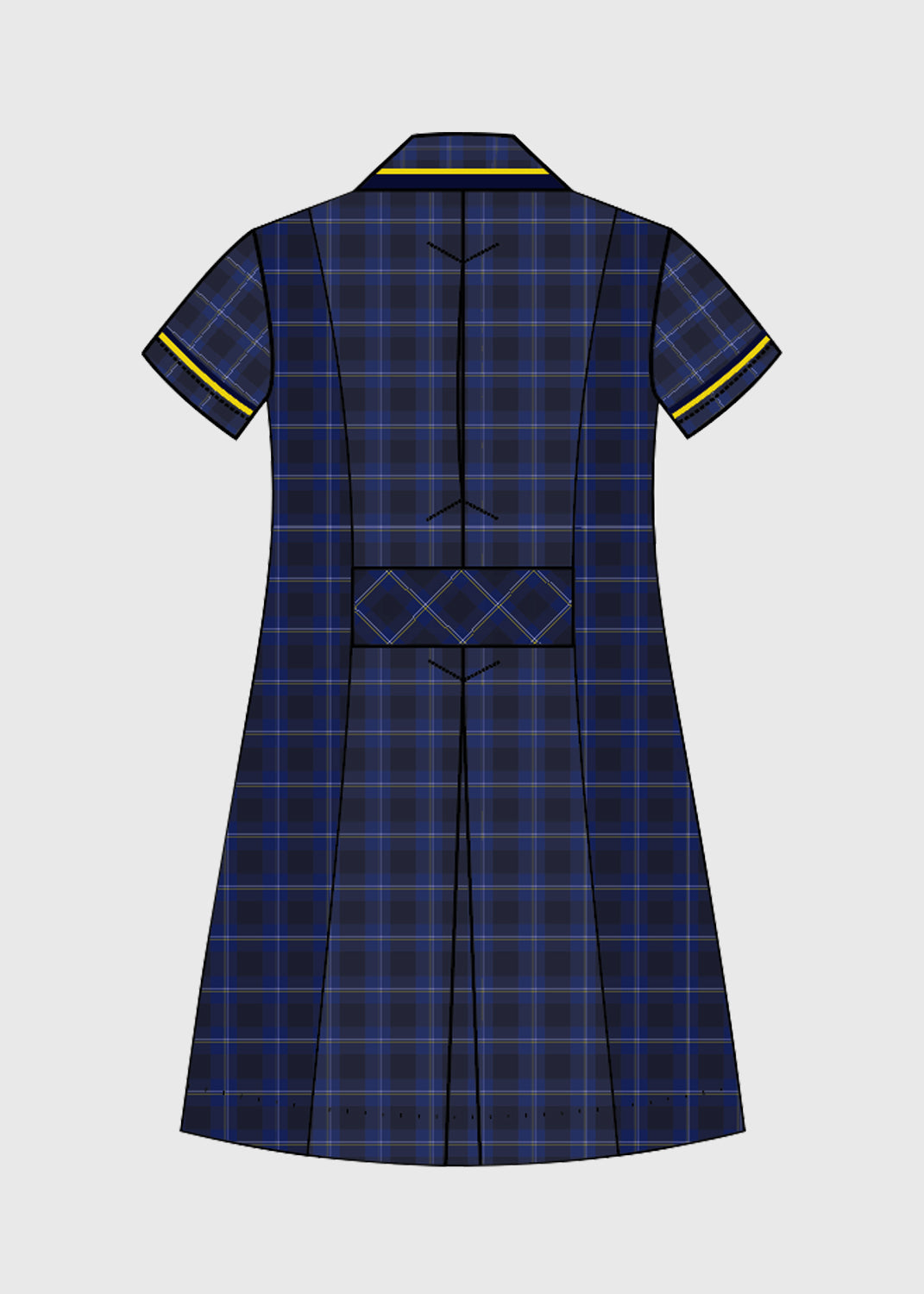 Dress Checked Navy