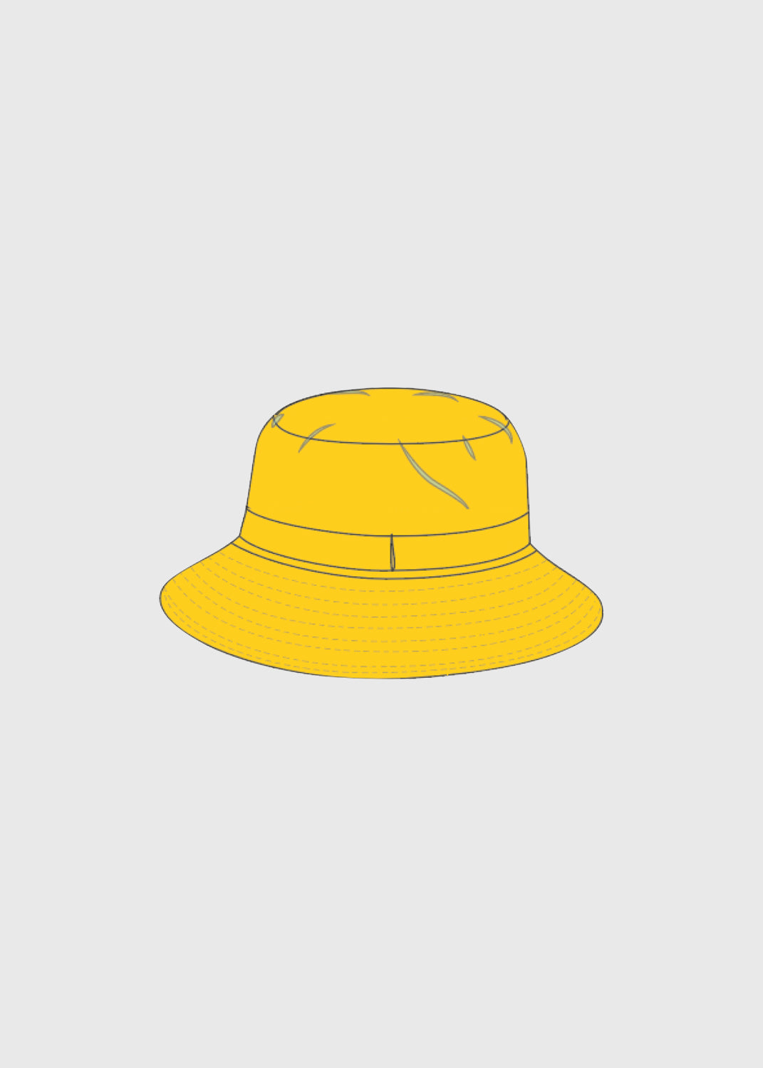 Hat Bucket Carroll Yellow