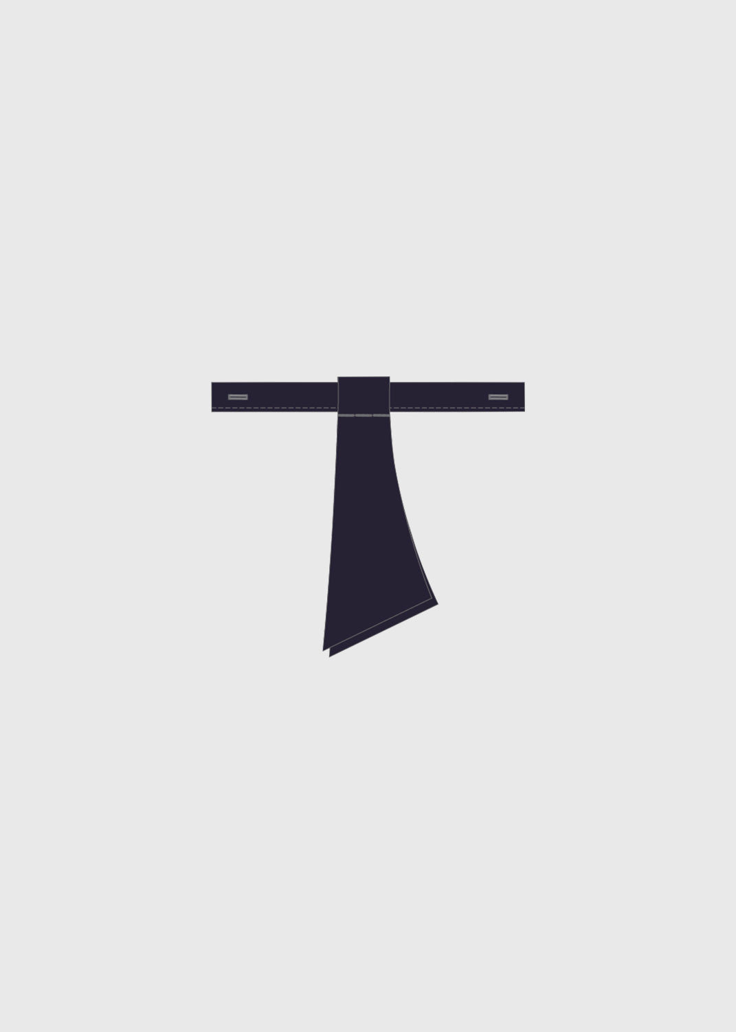 Tie Button Navy Girls