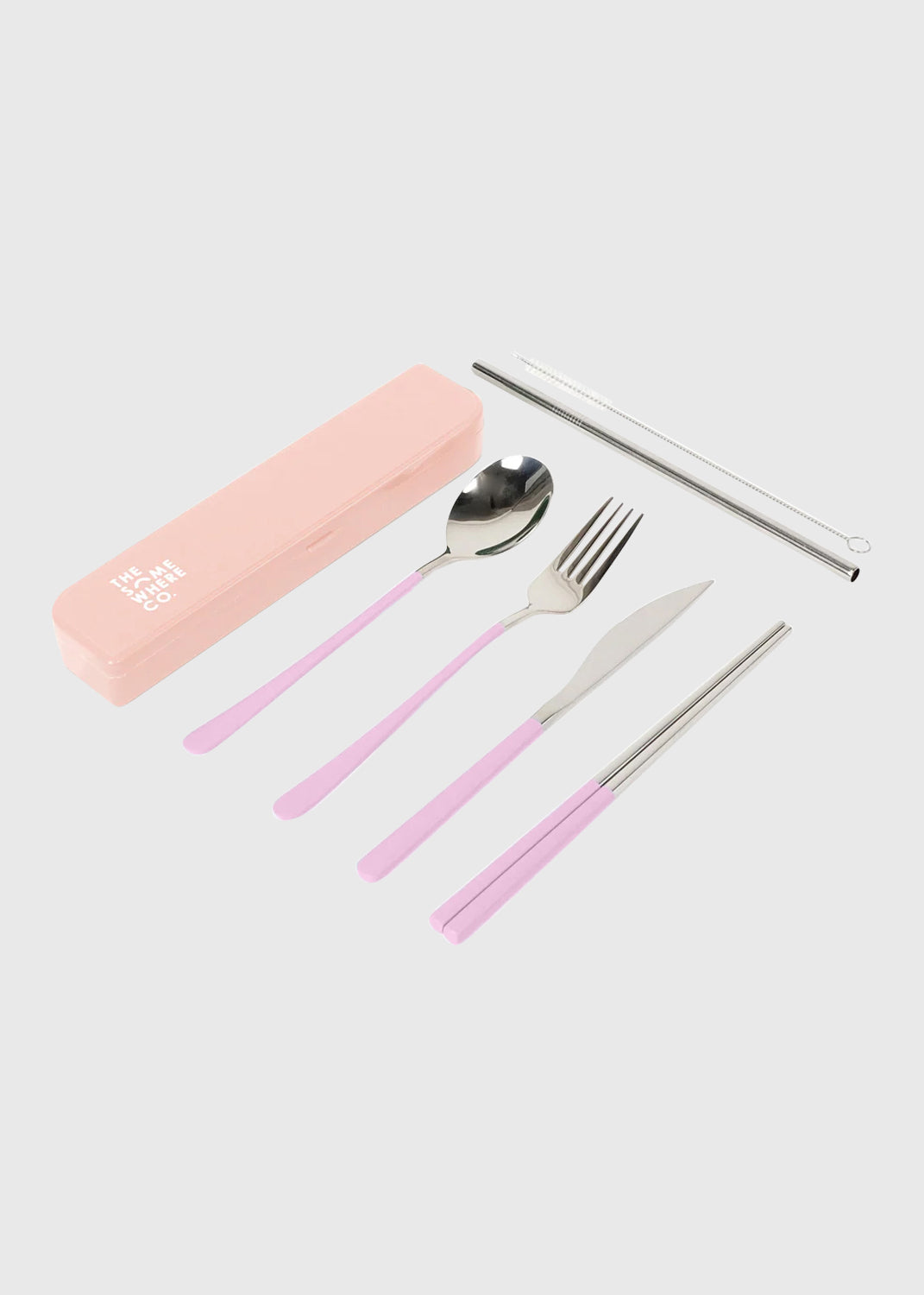 TSC  Cutlery Set - Silver/Lilac Handle (7 Piece)