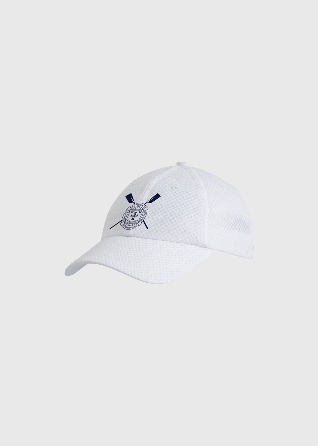 Cap White Mesh Rowing