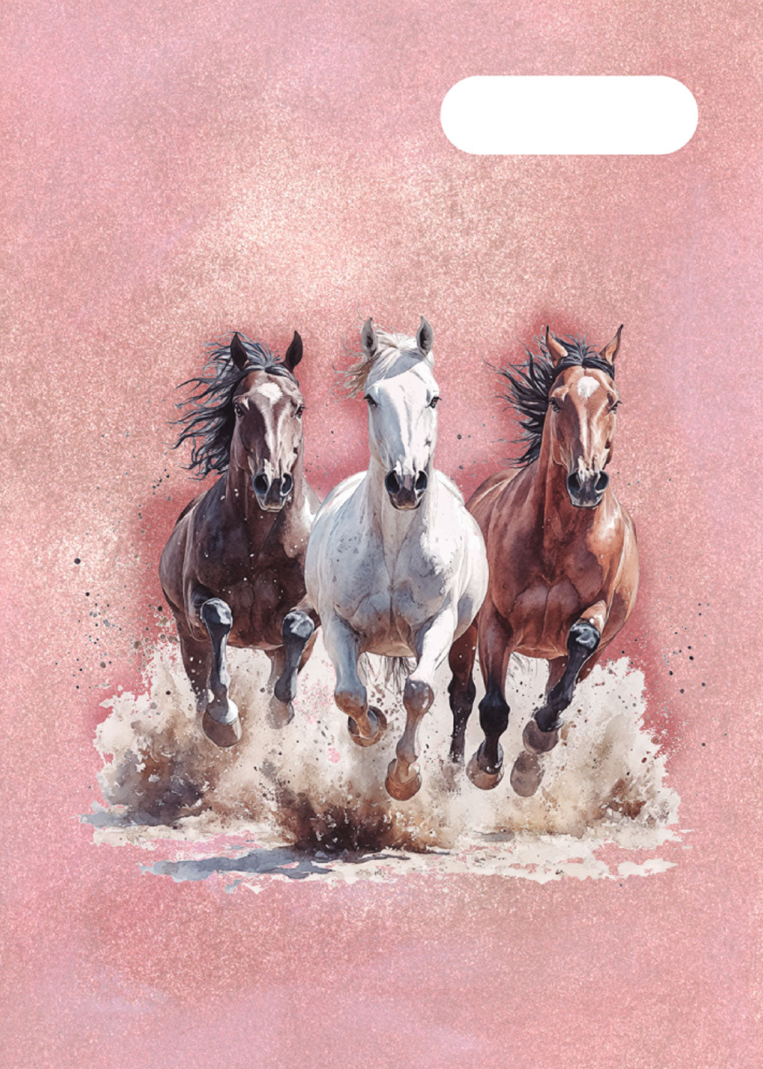 A4 Book Cover - Wild Horses