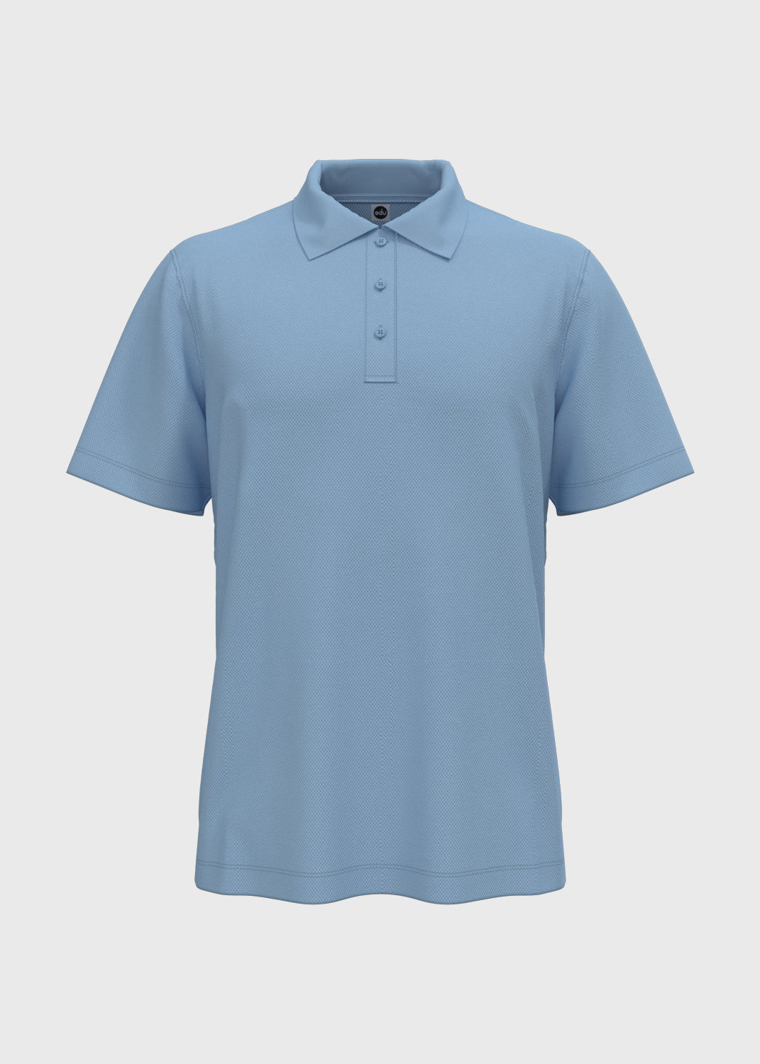 Short Sleeve Polo - Light Blue