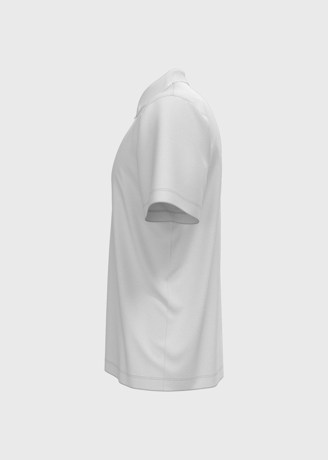 Short Sleeve Polo - White