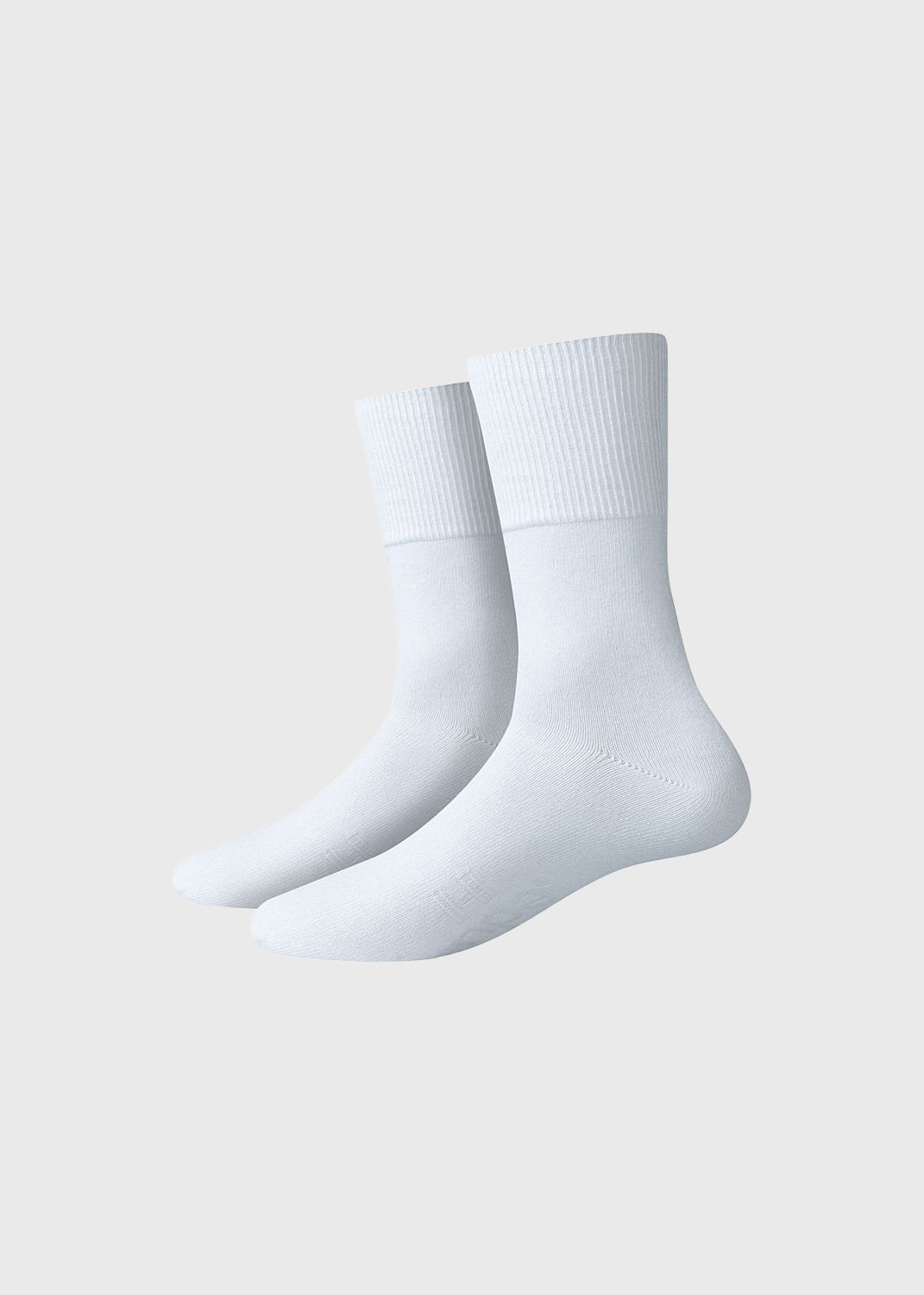 Socks Turndown (White) 3PK