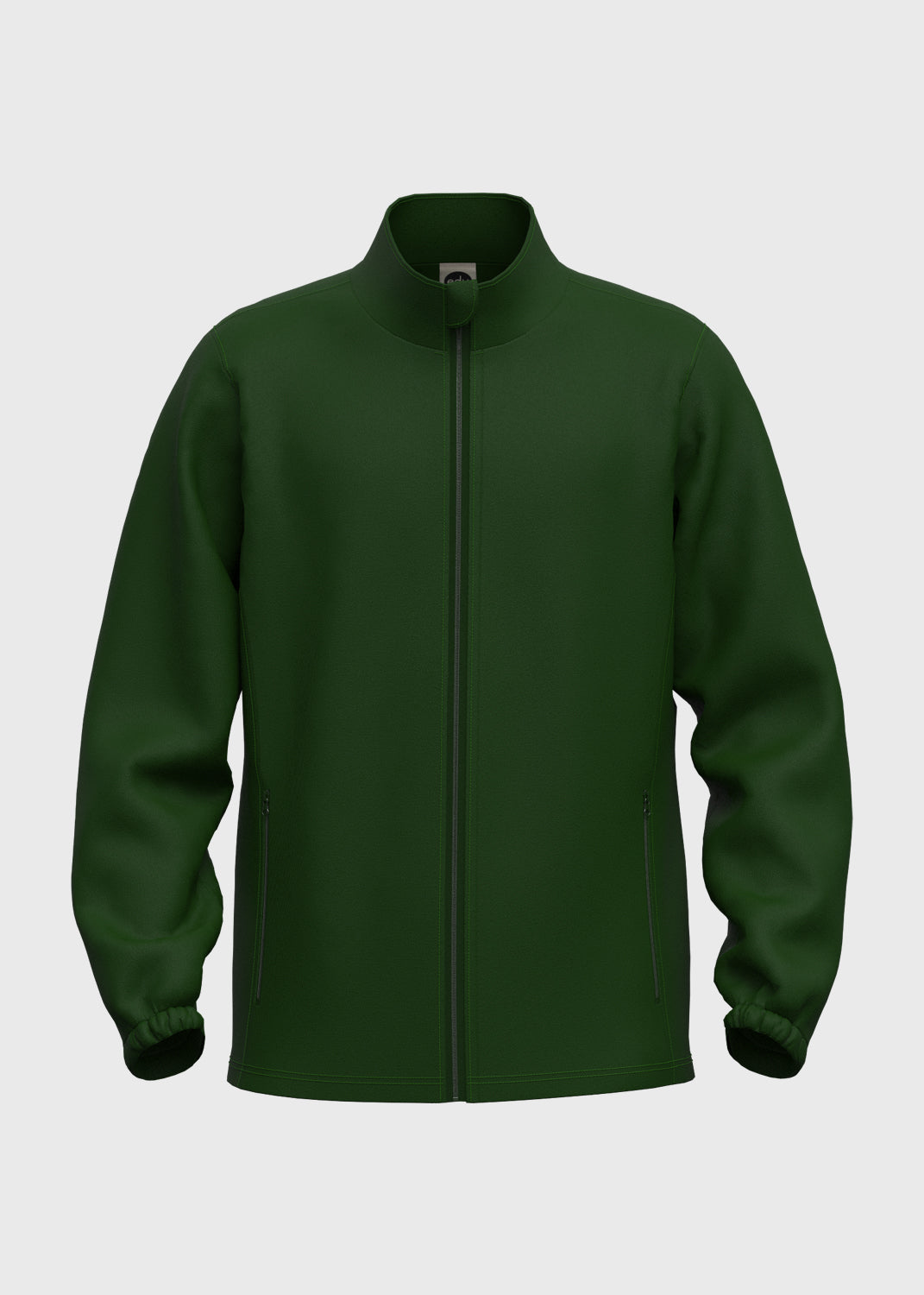 Softshell Jacket Set in Side Panel - Kale Green