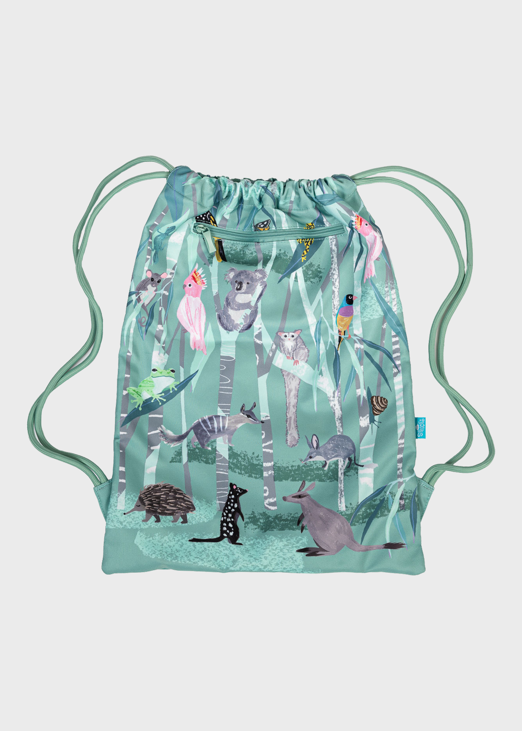 Big Drawstring Bag - Habitat Threatened Aussies