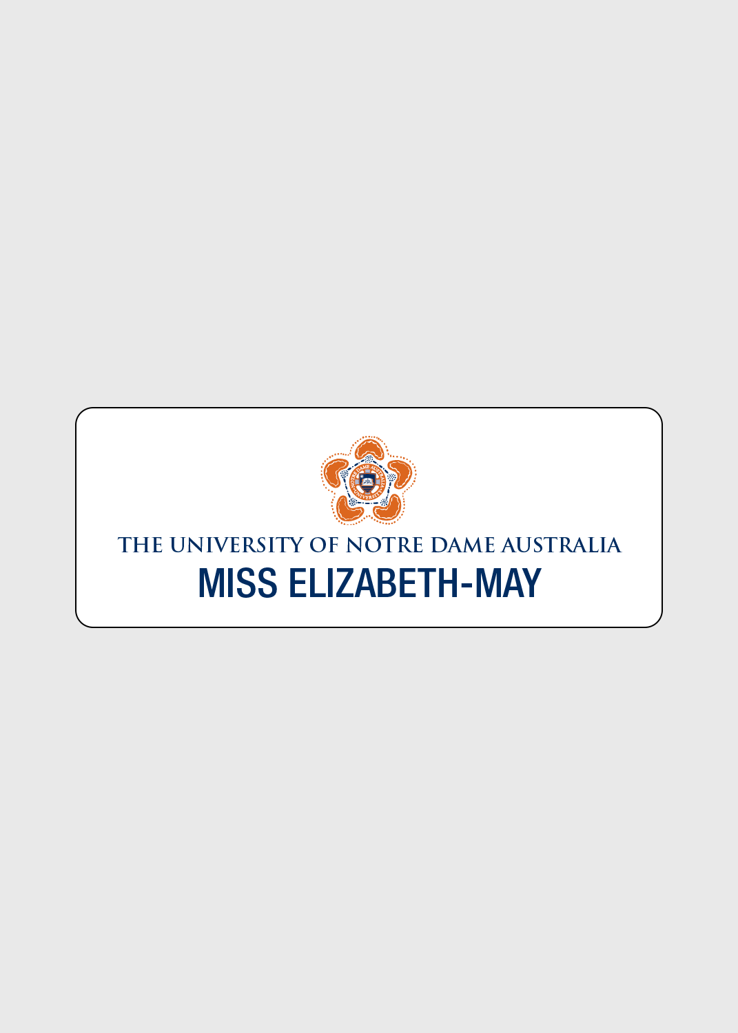 Staff Badge (Broome Campus) - UOND