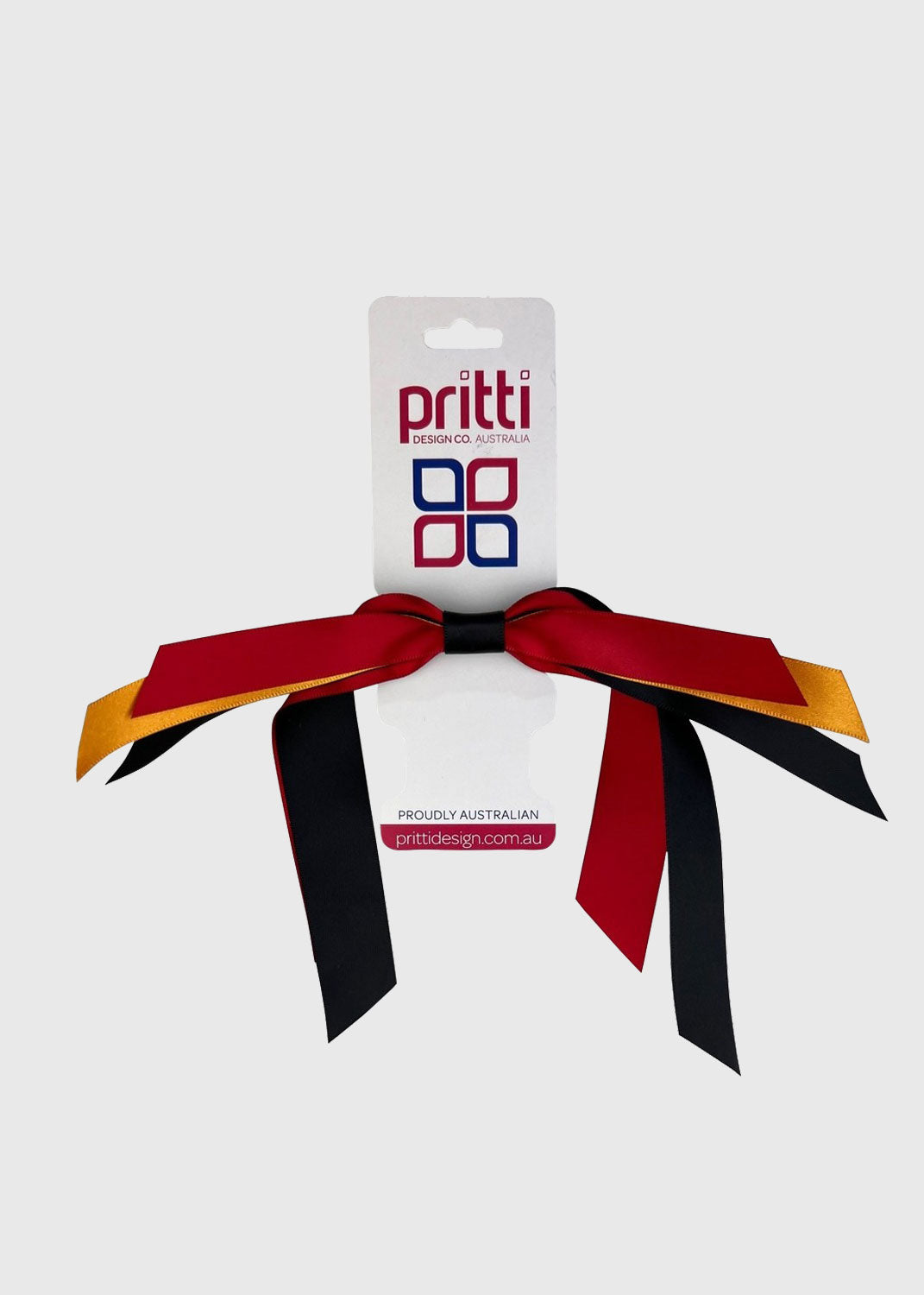 5 Layer Sports Ribbon Red/Gold/Black