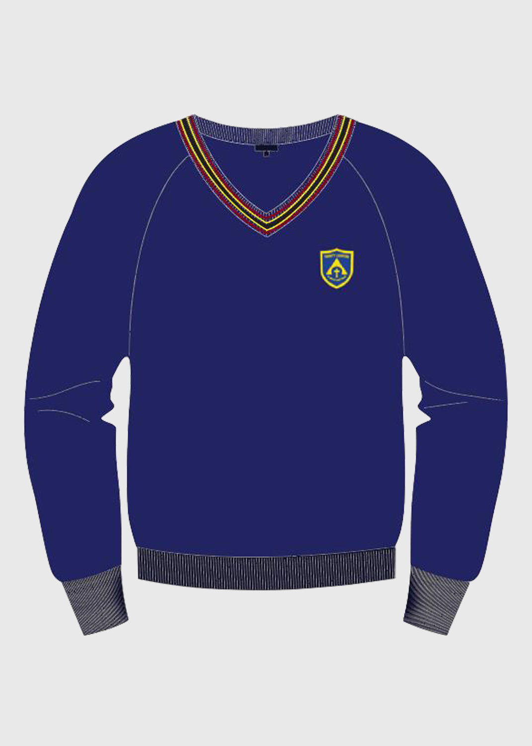 Jumper V Knit P/C