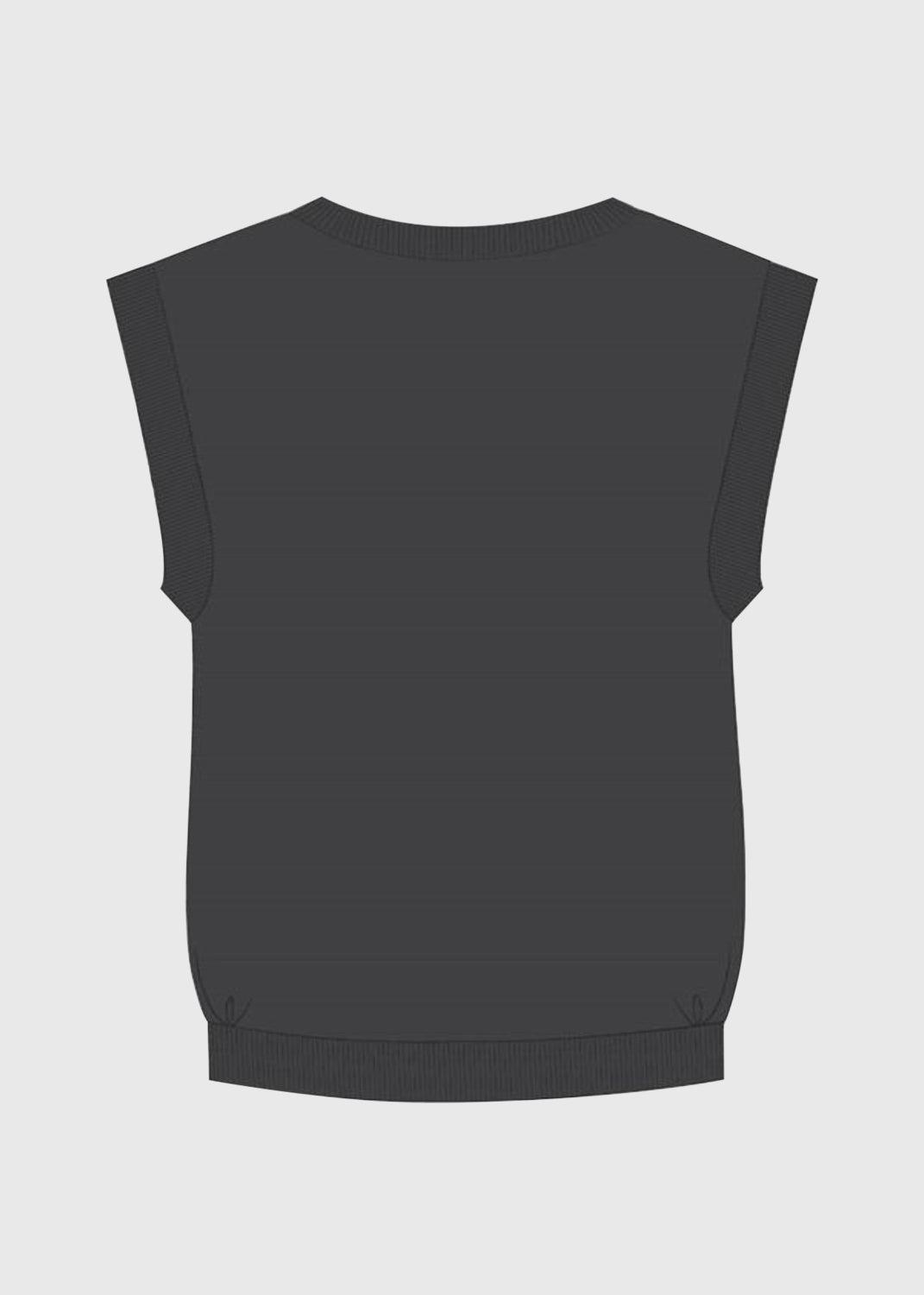 Vest Unisex Marle Grey