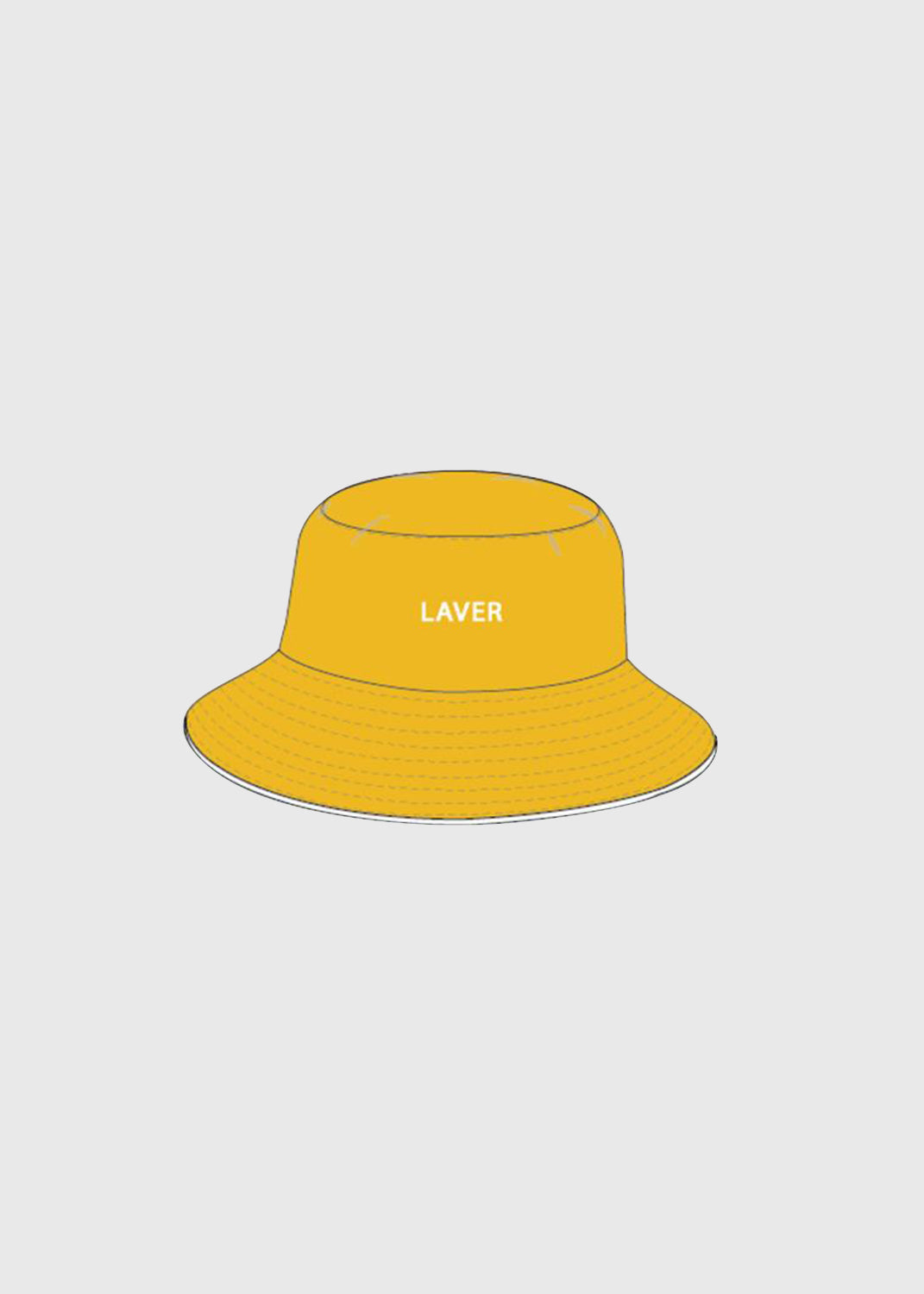 Hat Bucket Laver Yellow