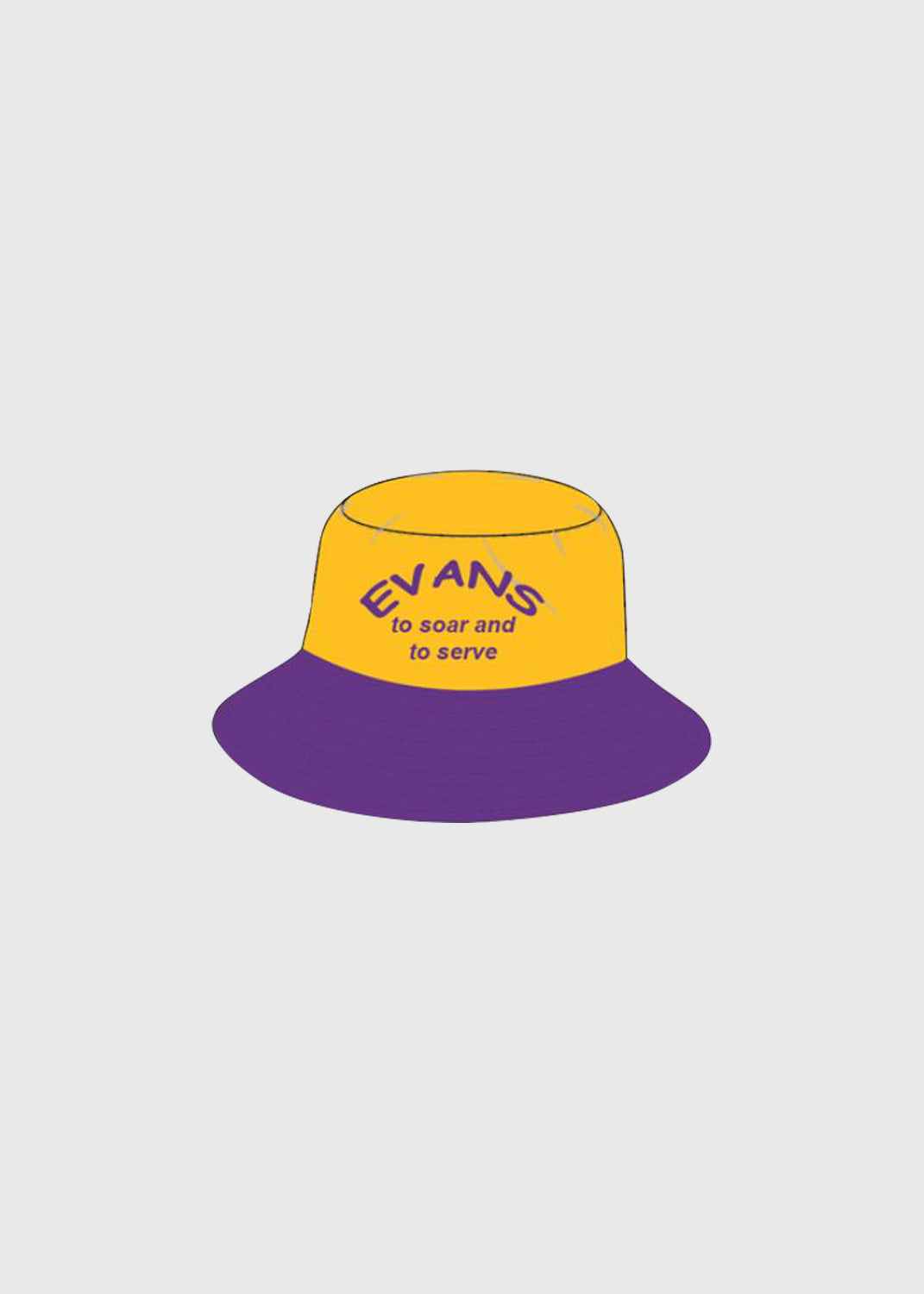 Hat Bucket Evans Purple