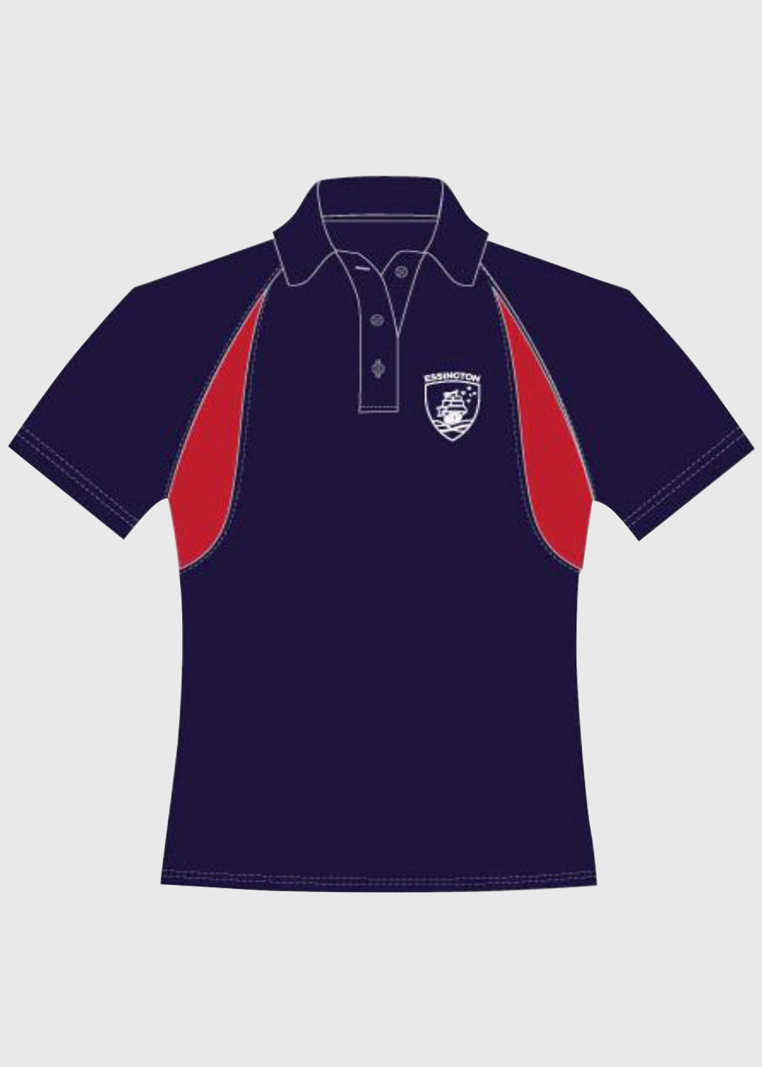 Polo Ladies Navy/Red