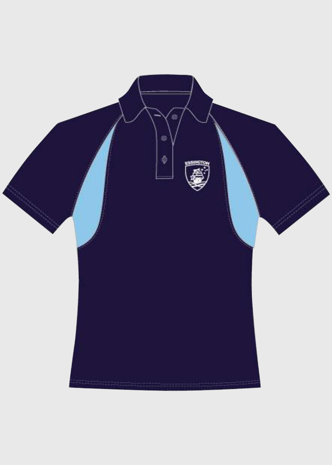 Polo Ladies Navy/Sky