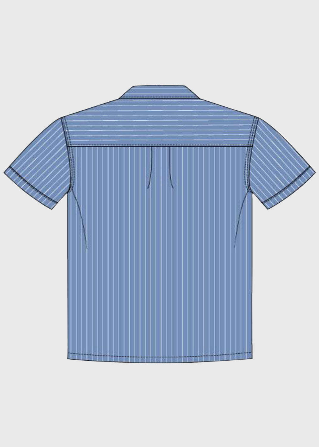 Shirt Blue Boys Short Sleeve