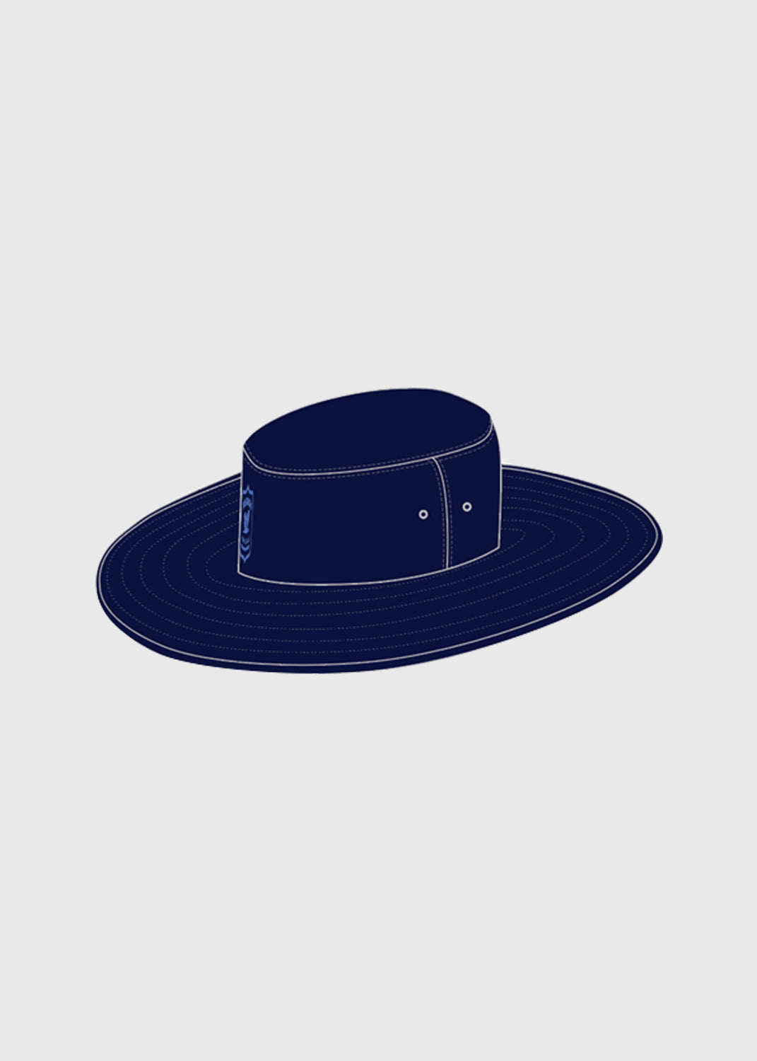 Hat Surf Wide Brim EMB
