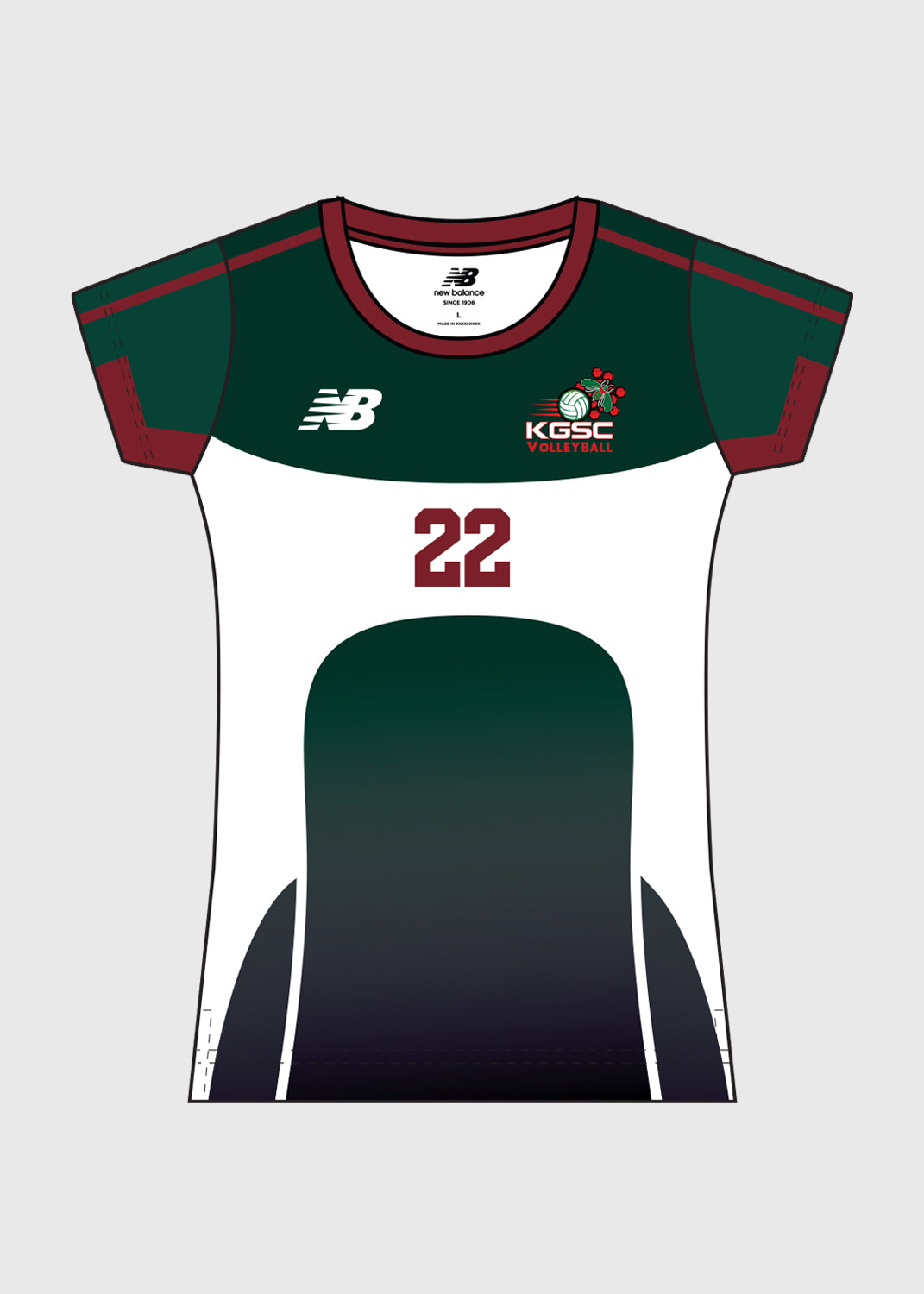 Female - Volleyball Playing Tee