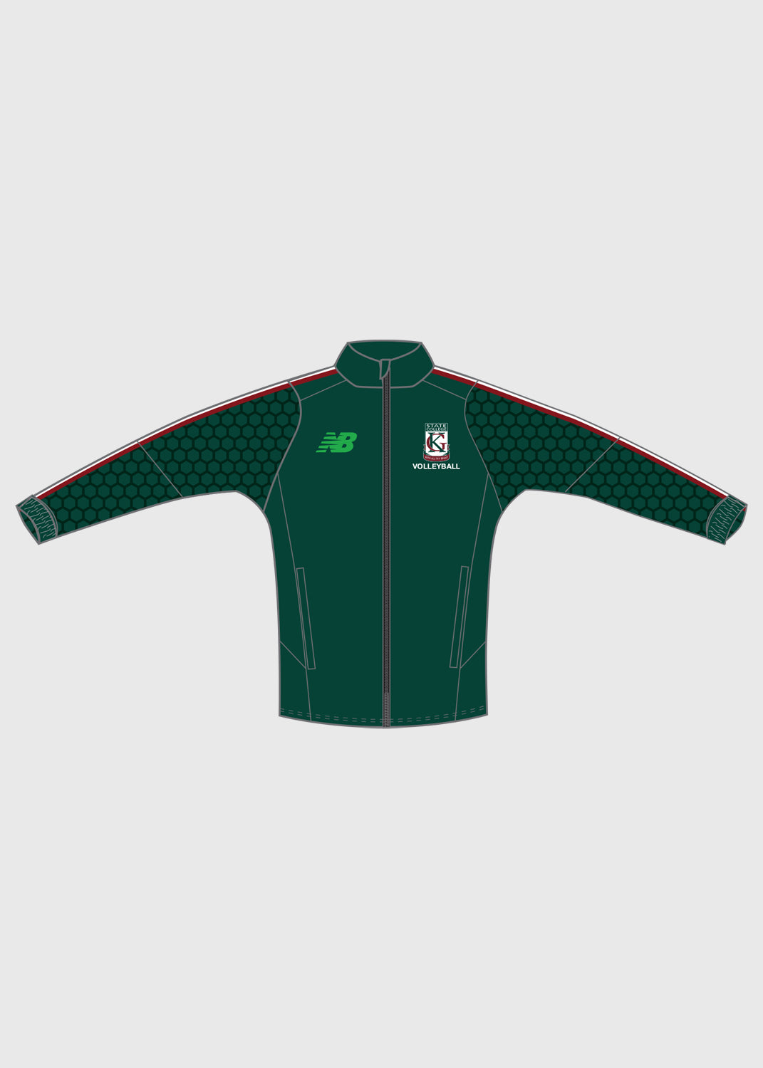 Male - Volleyball Jacket - NB Shell