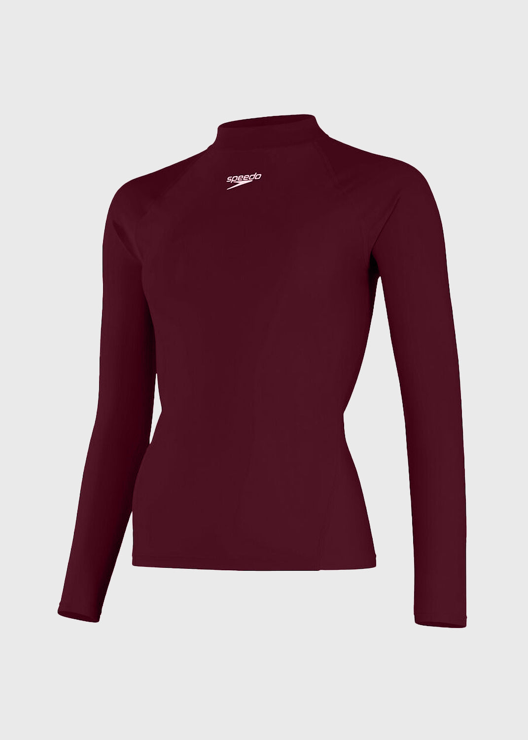 Women's LS Rash Top - Maroon