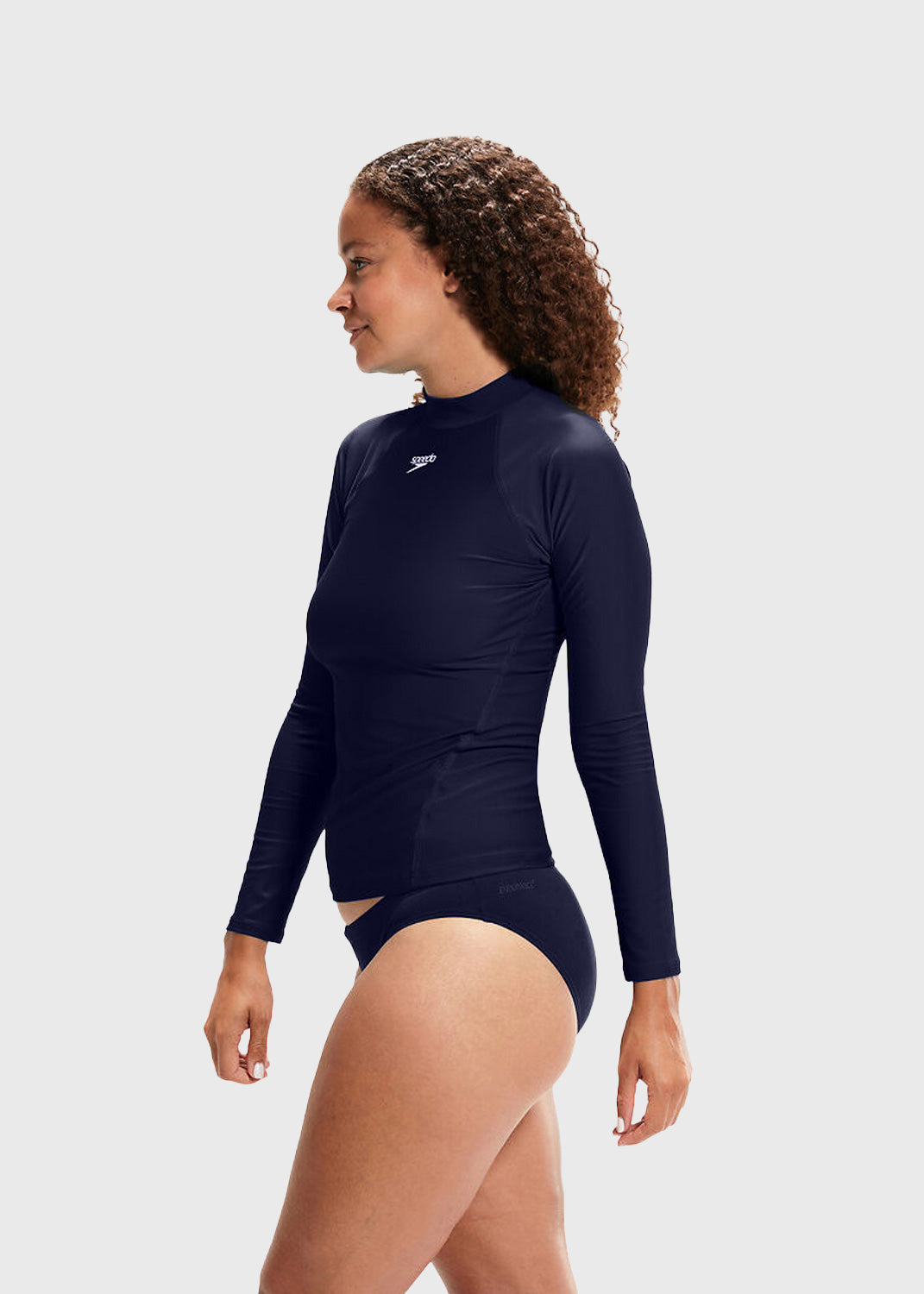 Women's LS Rash Top - Navy