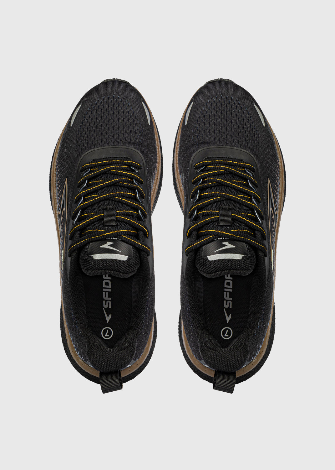 Zephyr Women's Running Shoes – Black/Gold