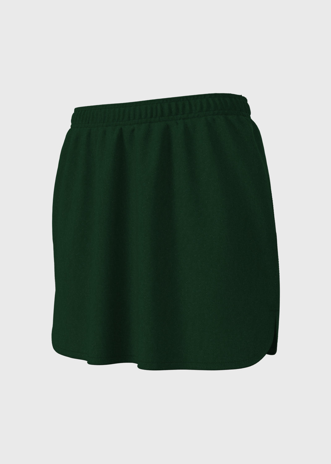 A-Line Cotton Sport Skort - Kale Green
