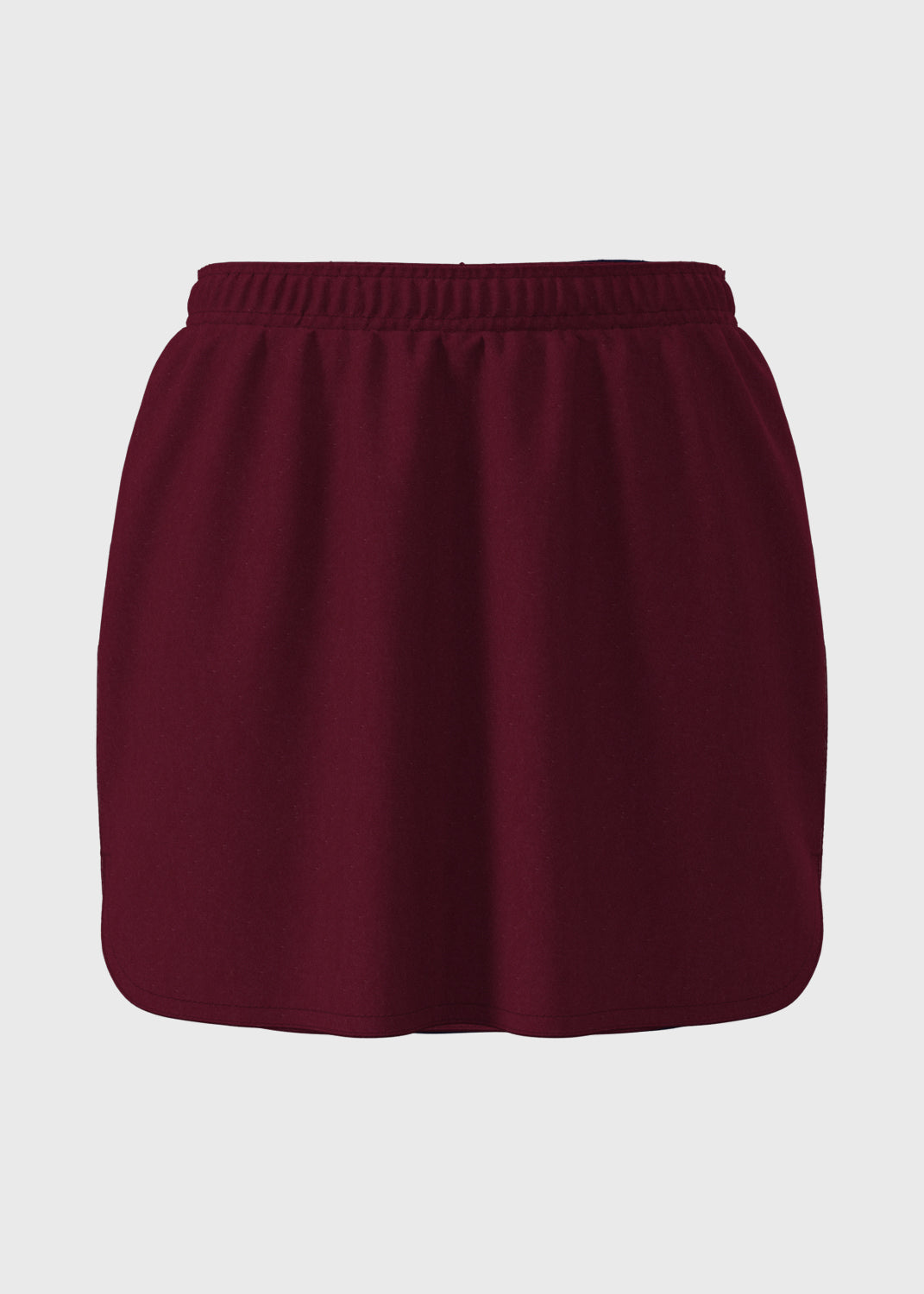 A-Line Cotton Sport Skort - Maroon