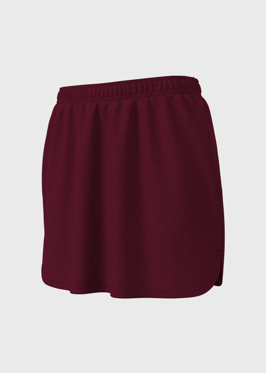 A-Line Cotton Sport Skort - Maroon