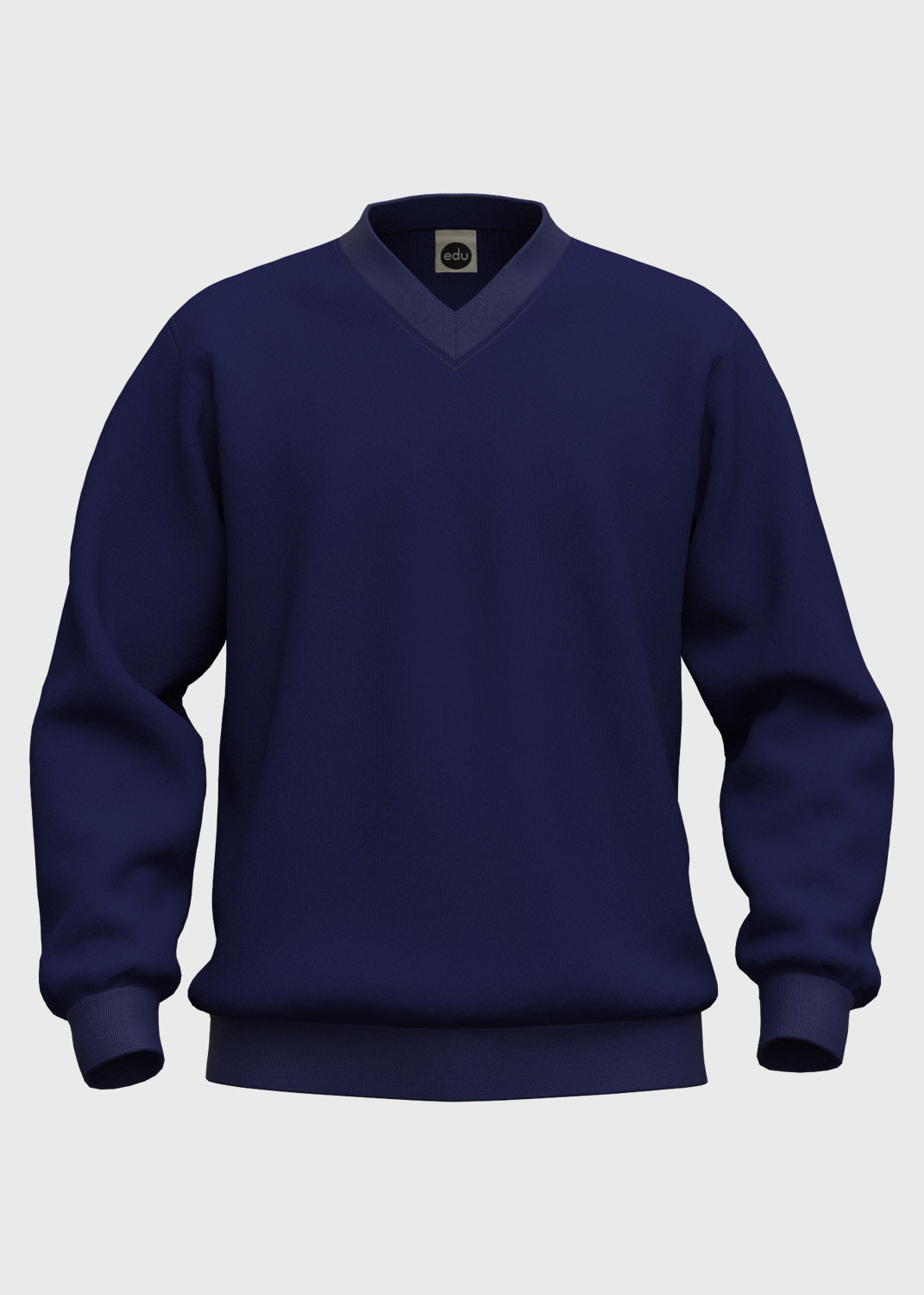 Fleece Jumper Set in V Neck - Midnight