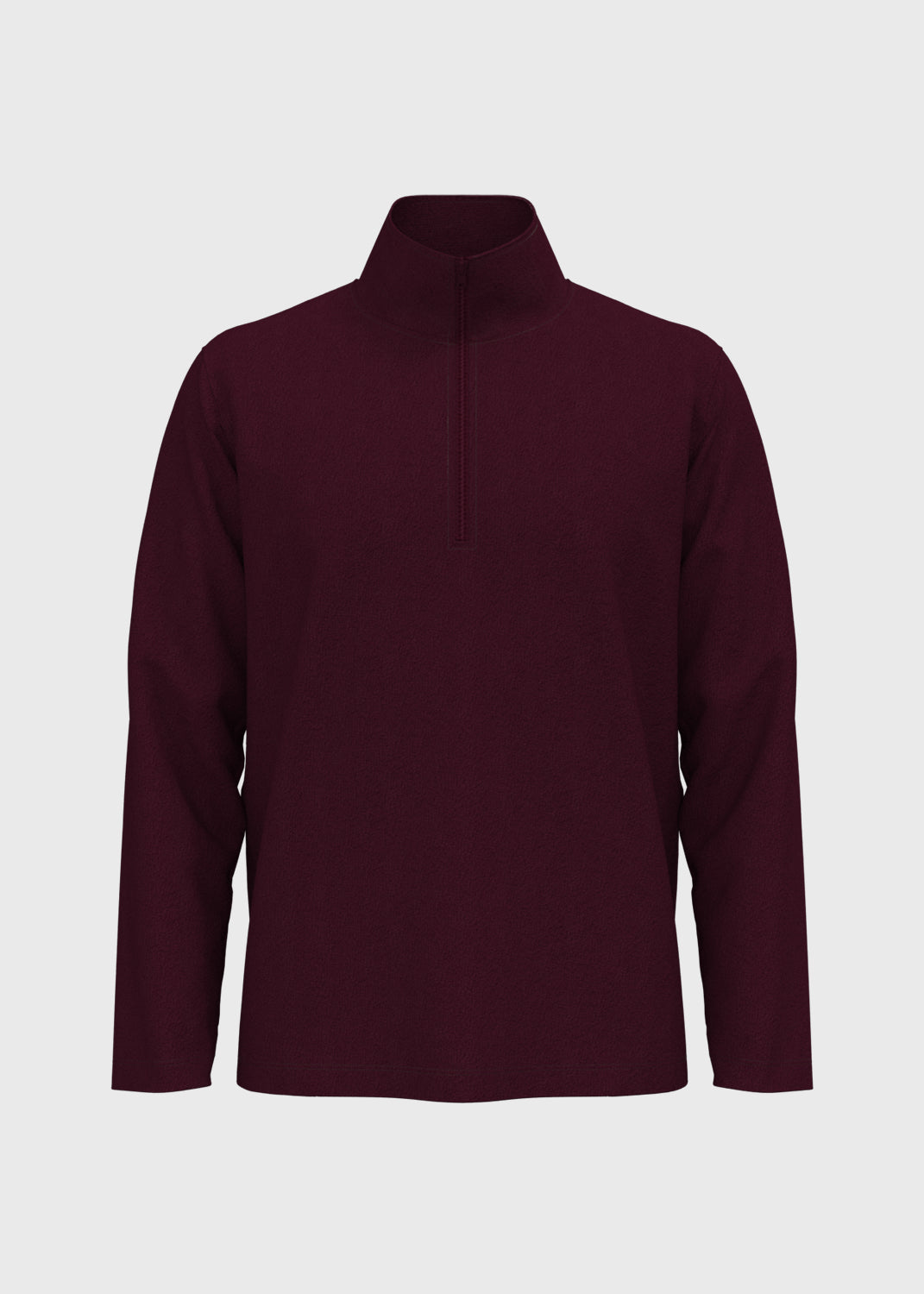 Polar Fleece 1/4 Zip - Merlot