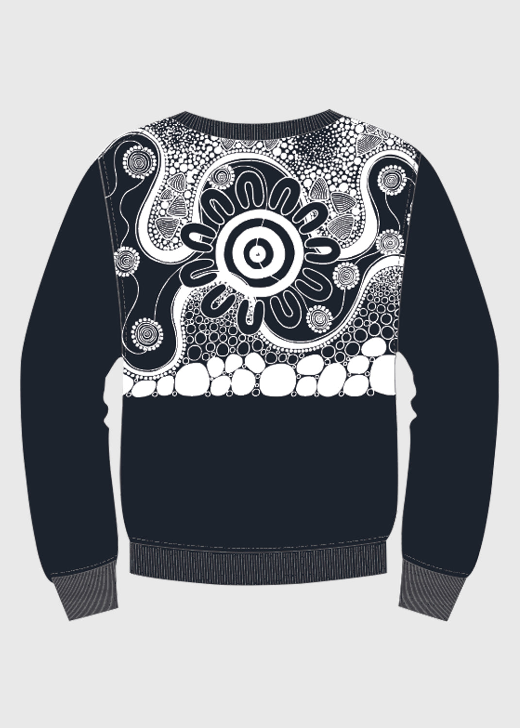 Jumper Pullover Fleece Navy