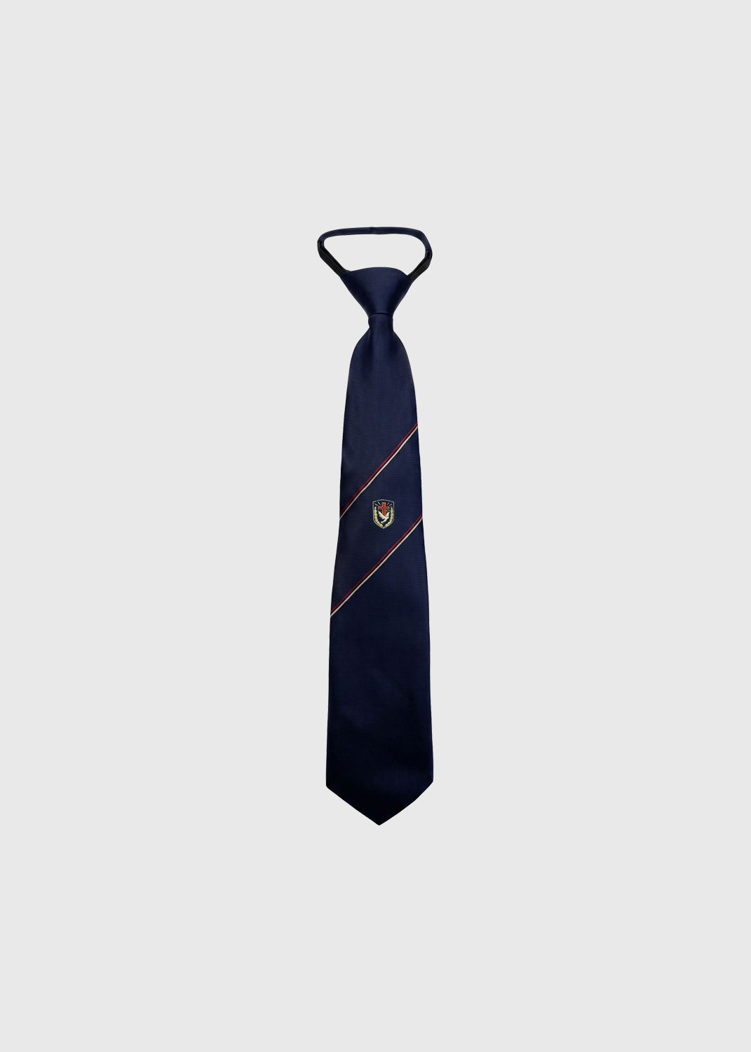 Navy Zipper Tie